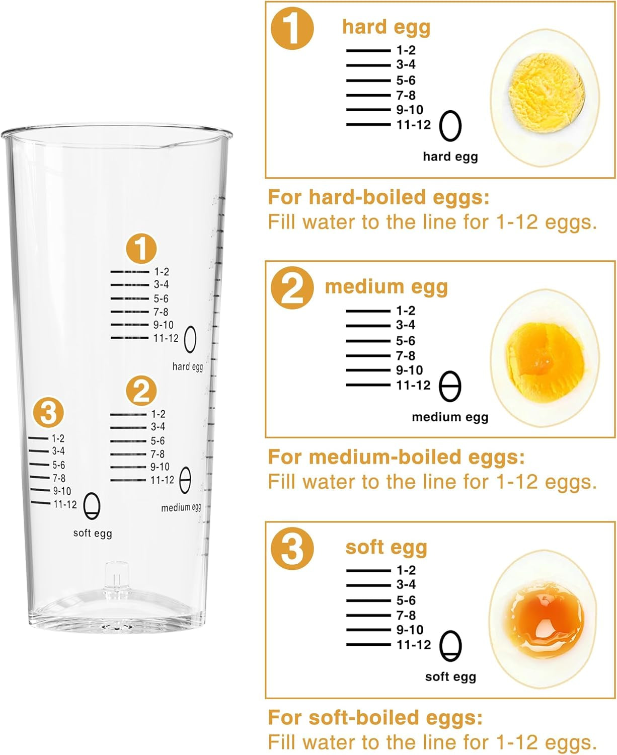 Rapid Egg Cooker Electric 12 Eggs Capacity, Soft, Medium, Hard Boiled, Poached, Omelet Maker Egg Poacher & Vegetable Steamer, BPA Free Tray(Grey)
